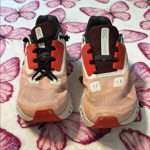 On Running Women's Athletic Shoes - Red and Black